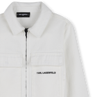 Zip-Up Jean Jacket KARL LAGERFELD KIDS 
                    BOY