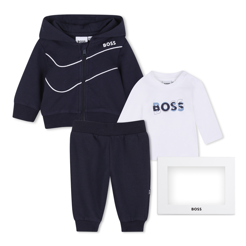 Pants, cardigan, and t-shirt set BOSS 
                        BOY