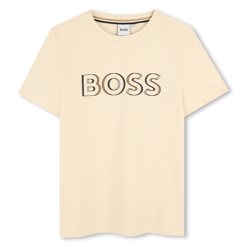 Short-Sleeved Cotton T-Shirt BOSS 
                        BOY