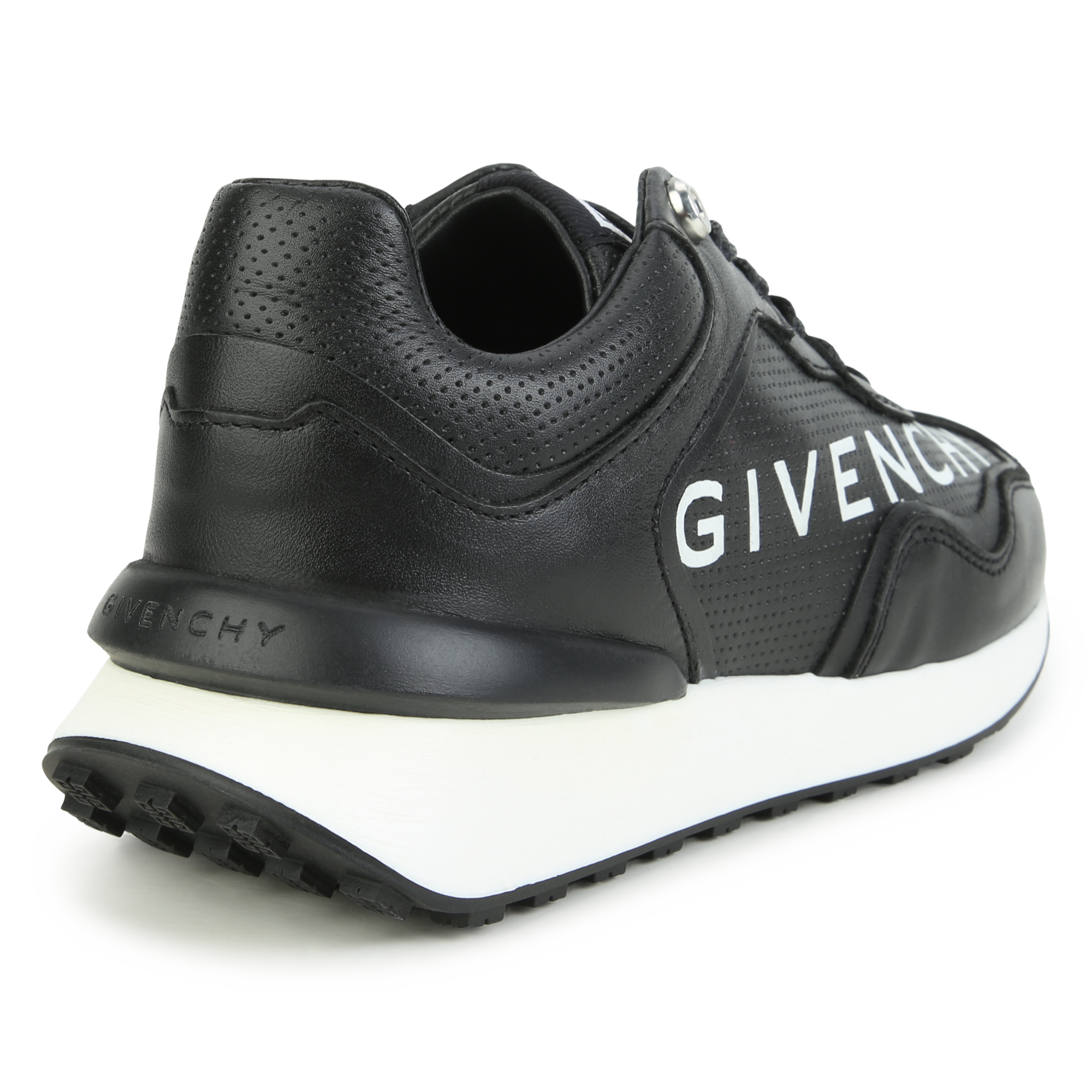 Givenchy Black Leather Velcro-Strap Mid-Top Sneakers | Hypebeast