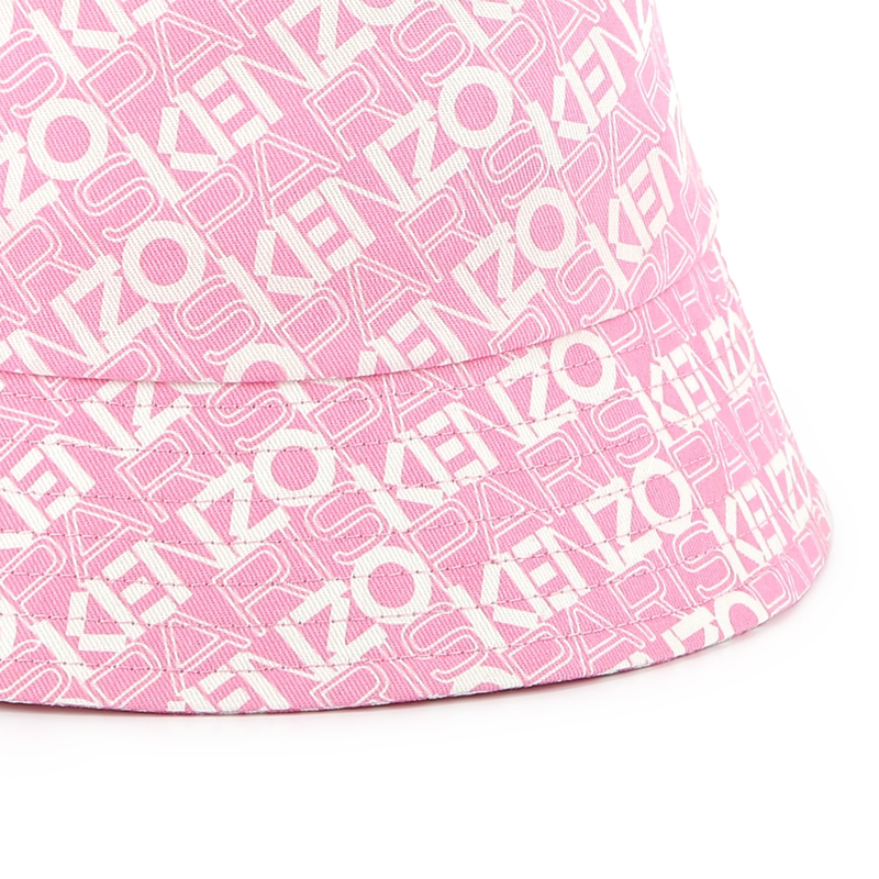 Printed cotton bucket hat KENZO KIDS 
                        UNISEX