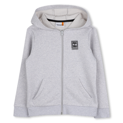 Fleece hooded cardigan TIMBERLAND BOY