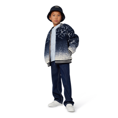 Polyester bucket hat with quilting KENZO KIDS UNISEX