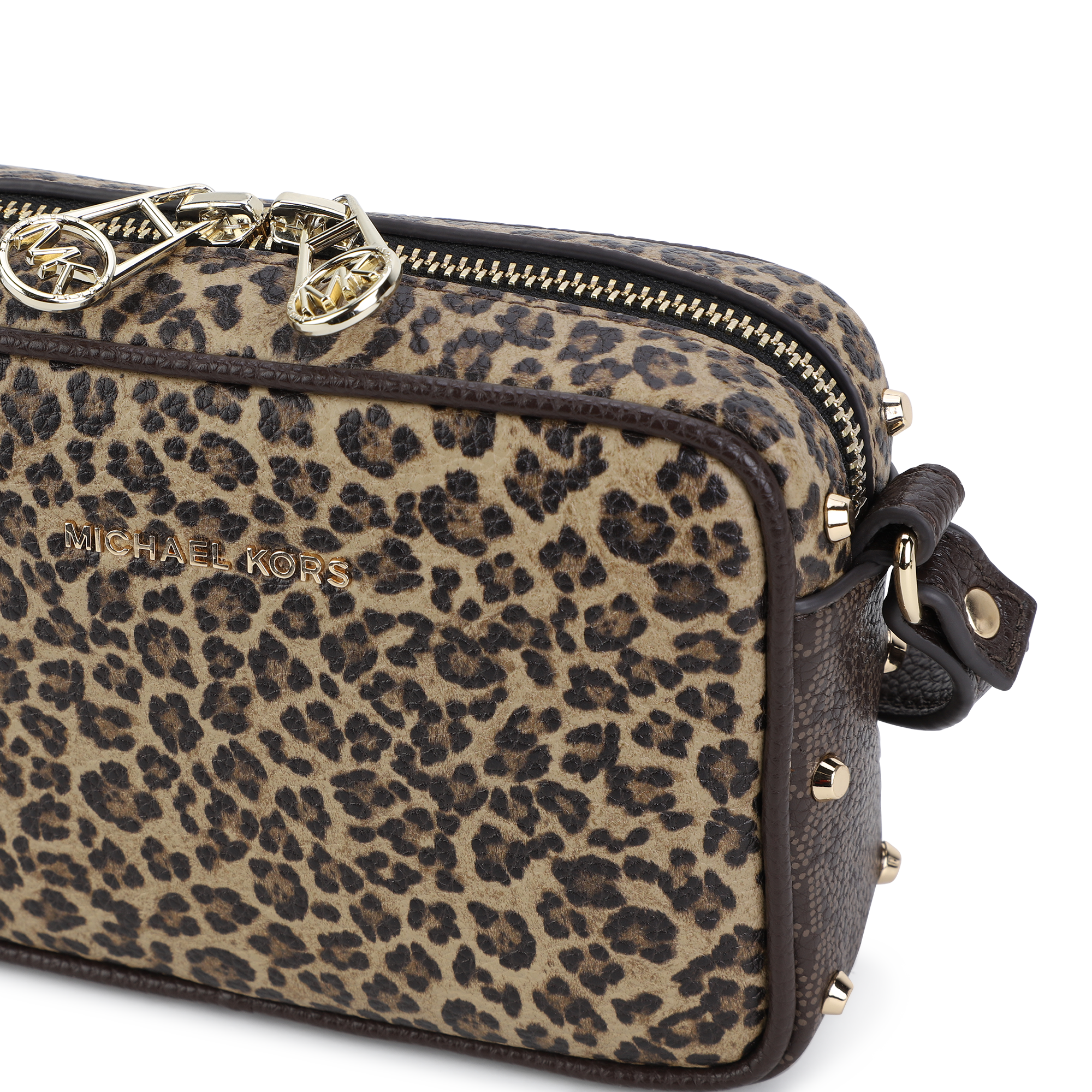 Vintage Michael Kors Leopard Dyed Calf Hair & Leather Hobo Shoulder Bag  Purse MK | eBay