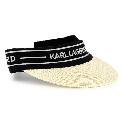 Elasticated visor KARL LAGERFELD KIDS GIRL