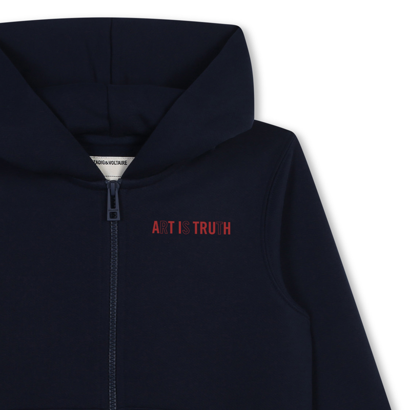 Hooded Fleece Cardigan ZADIG & VOLTAIRE 
                    BOY