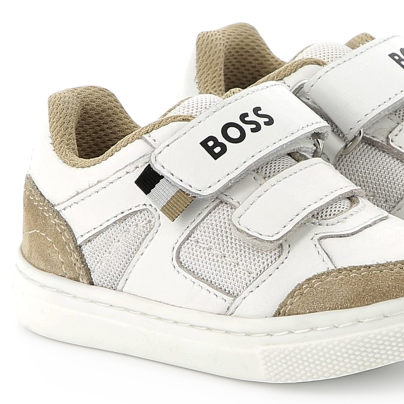 Leather Velcro Sneakers BOSS 
                        BOY