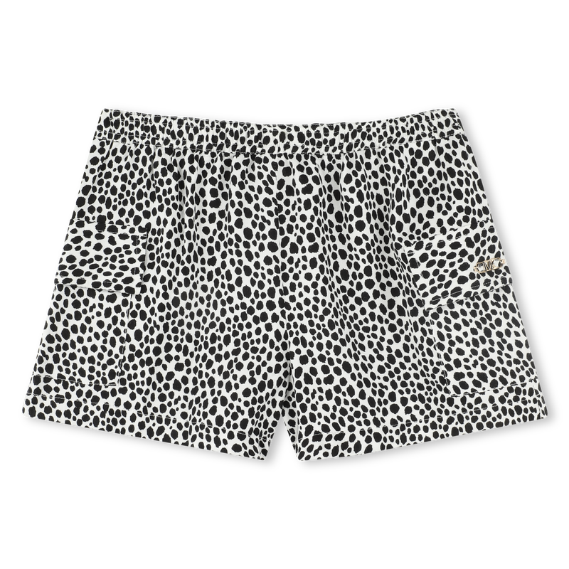 Printed viscose shorts MICHAEL KORS 
                    GIRL