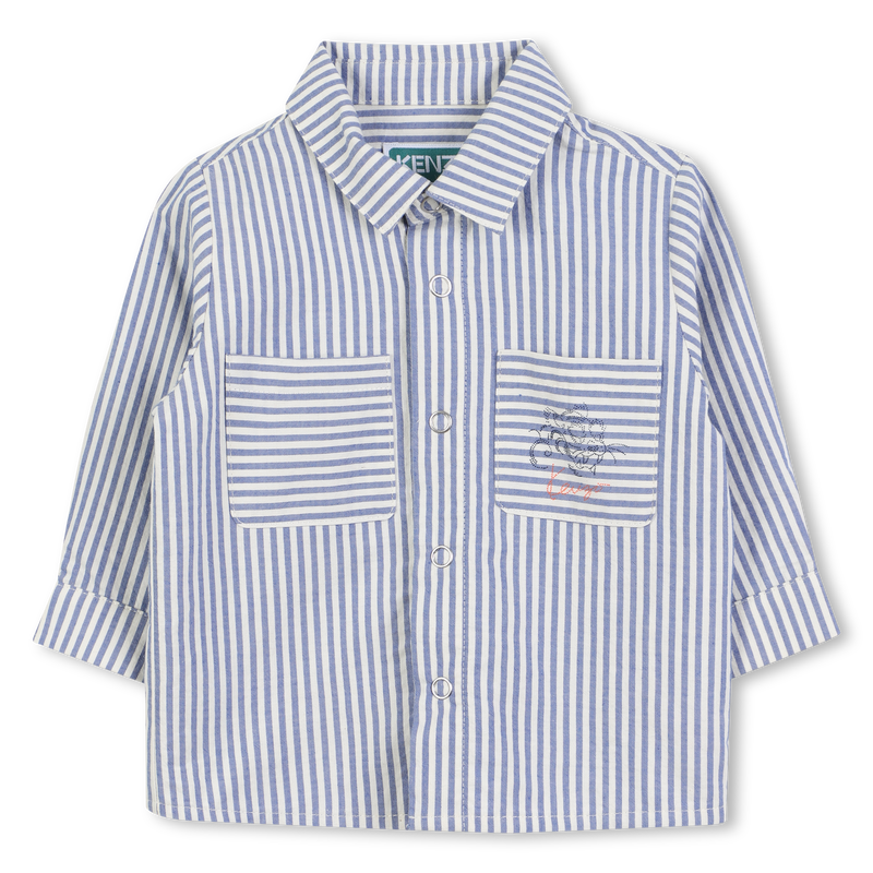 Striped cotton shirt KENZO KIDS 
                    BOY