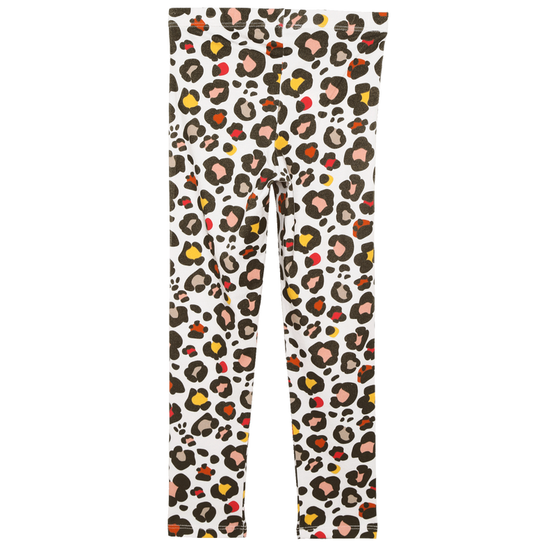 Patterned cotton leggings KENZO KIDS 
                    GIRL