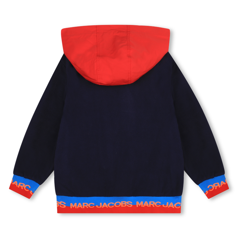 Fleece zip-up hoodie MARC JACOBS 
                    BOY
