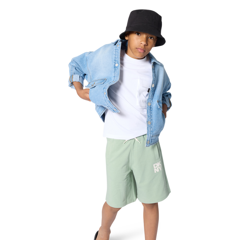 Fleece Bermuda Shorts DKNY 
                        BOY