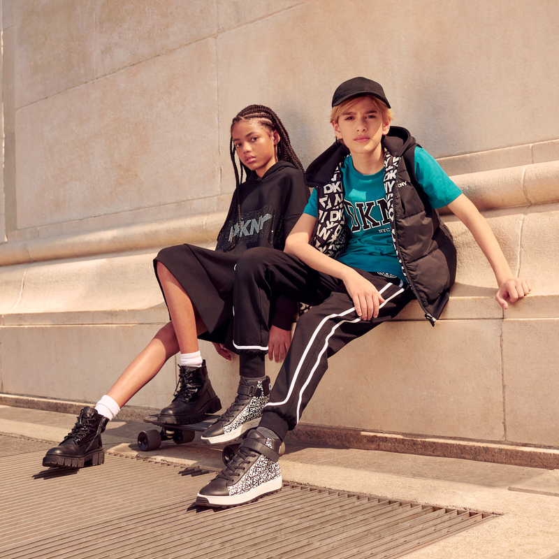 Lace-Up High-Top Sneakers DKNY 
                    UNISEX