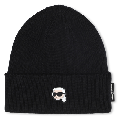Knitted beanie KARL LAGERFELD KIDS BOY