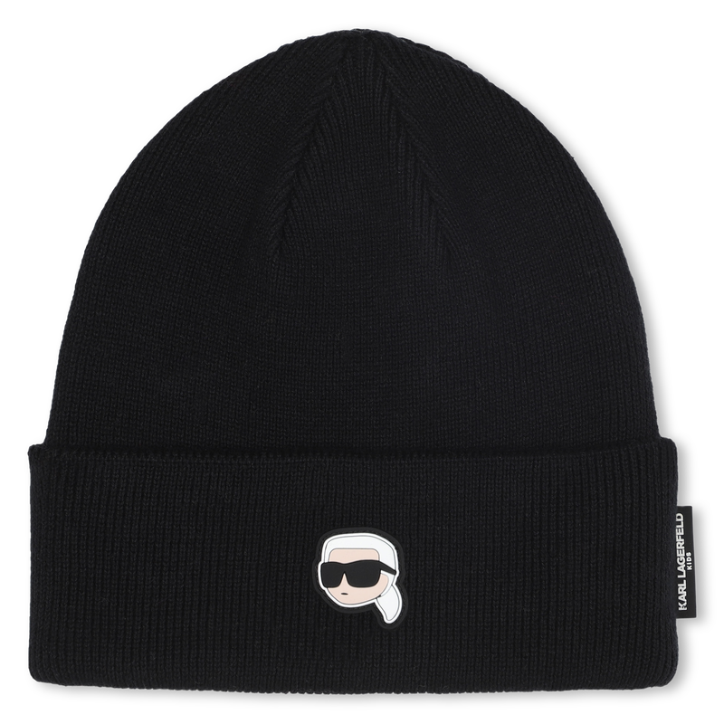 Knitted beanie KARL LAGERFELD KIDS 
                    BOY