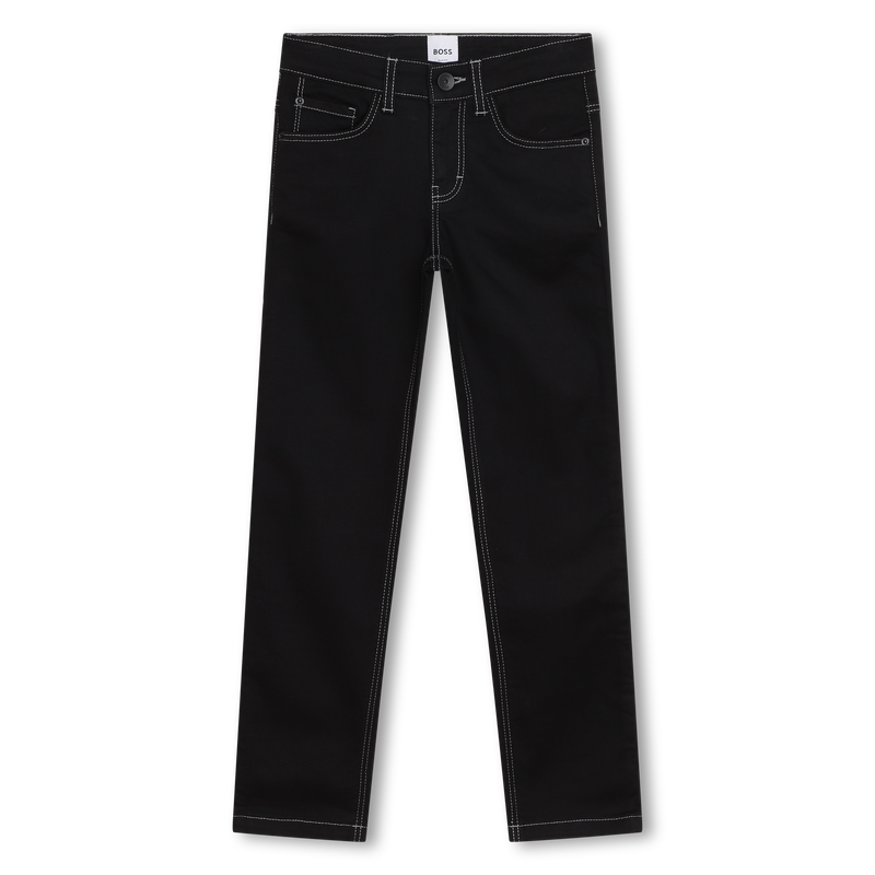 Jeans with adjustable waist