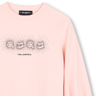 Long Sleeve Dress KARL LAGERFELD KIDS 
                    GIRL