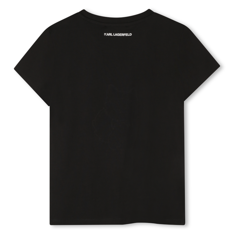 Short-sleeved T-shirt KARL LAGERFELD KIDS 
                        GIRL