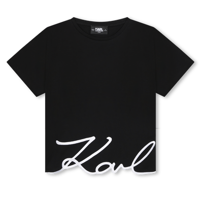 Signature Logo Tee KARL LAGERFELD KIDS GIRL