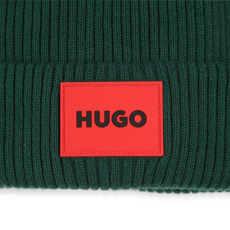 Knit Cotton Hat HUGO 
                        UNISEX