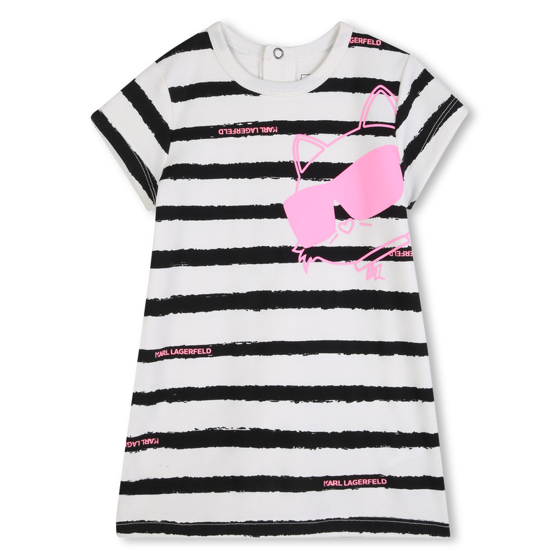 Short-Sleeved Dress KARL LAGERFELD KIDS 
                        GIRL