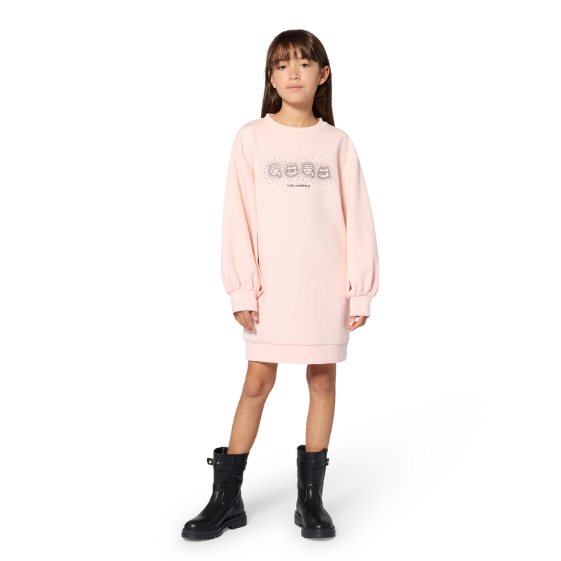Long Sleeve Dress KARL LAGERFELD KIDS 
                        GIRL
