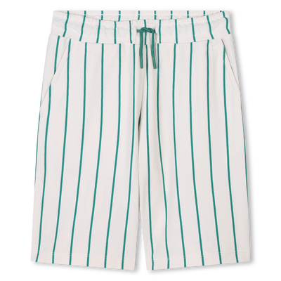 Striped cotton Bermuda shorts KENZO KIDS BOY