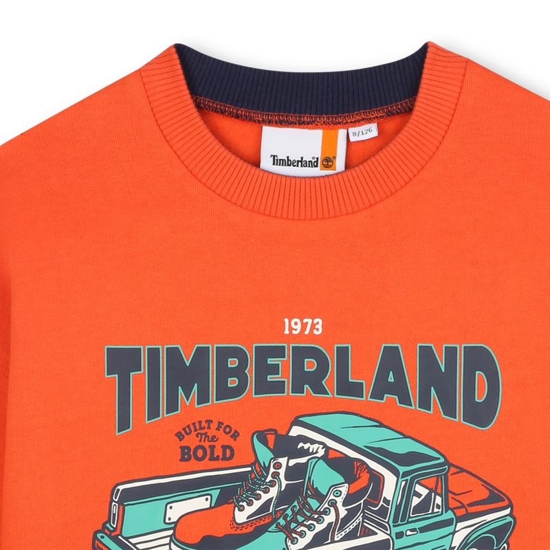 Brushed fleece sweatshirt TIMBERLAND 
                        BOY