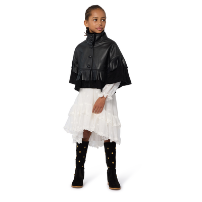 Fringed cape jacket CHLOE GIRL