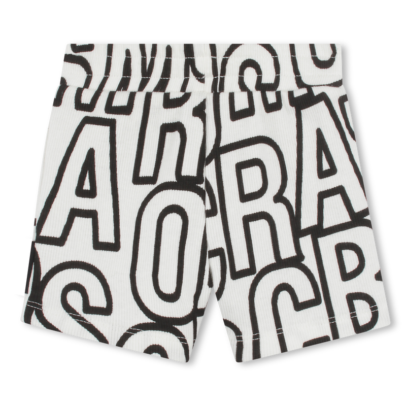 Ribbed T-shirt and shorts MARC JACOBS 
                        UNISEX