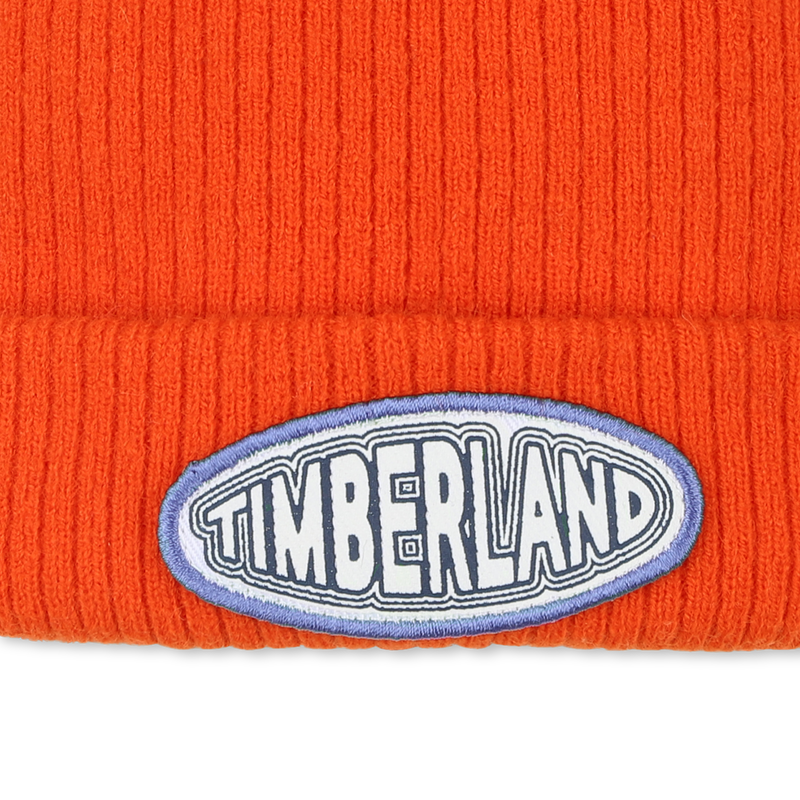 Fleece pompom knit hat TIMBERLAND 
                    BOY