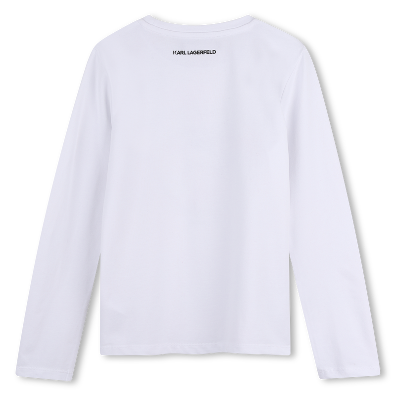 Long sleeve t-shirt KARL LAGERFELD KIDS 
                        GIRL