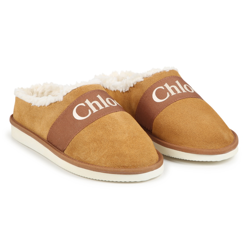 Suede Slippers CHLOE 
                    GIRL