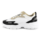Bi-material lace-up sneakers HUGO 
                    BOY