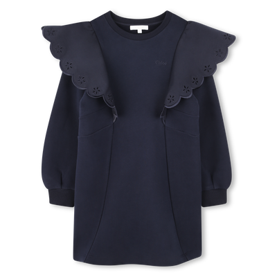 Ruffled Fleece Dress CHLOE GIRL