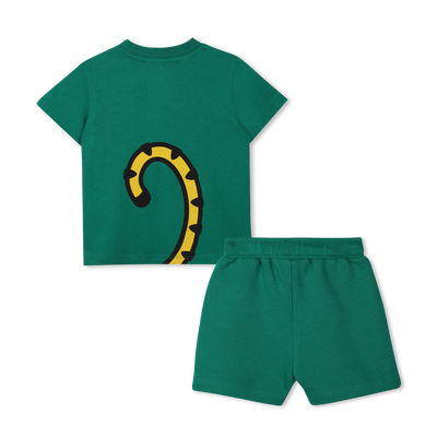 T-shirt and Bermuda shorts set KENZO KIDS BOY
