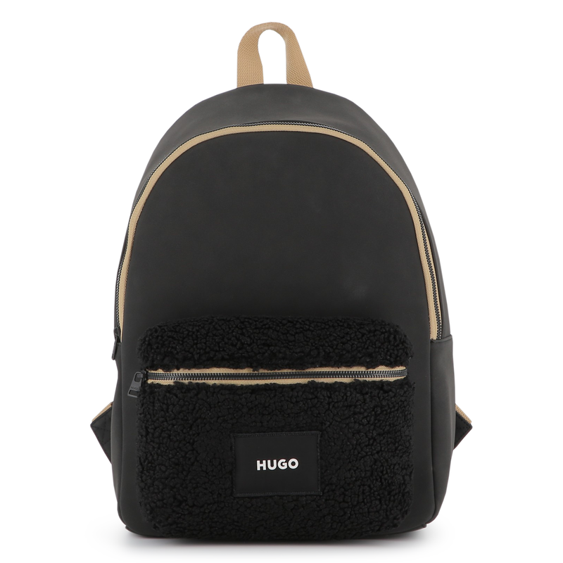 Coated textile backpack HUGO 
                    BOY