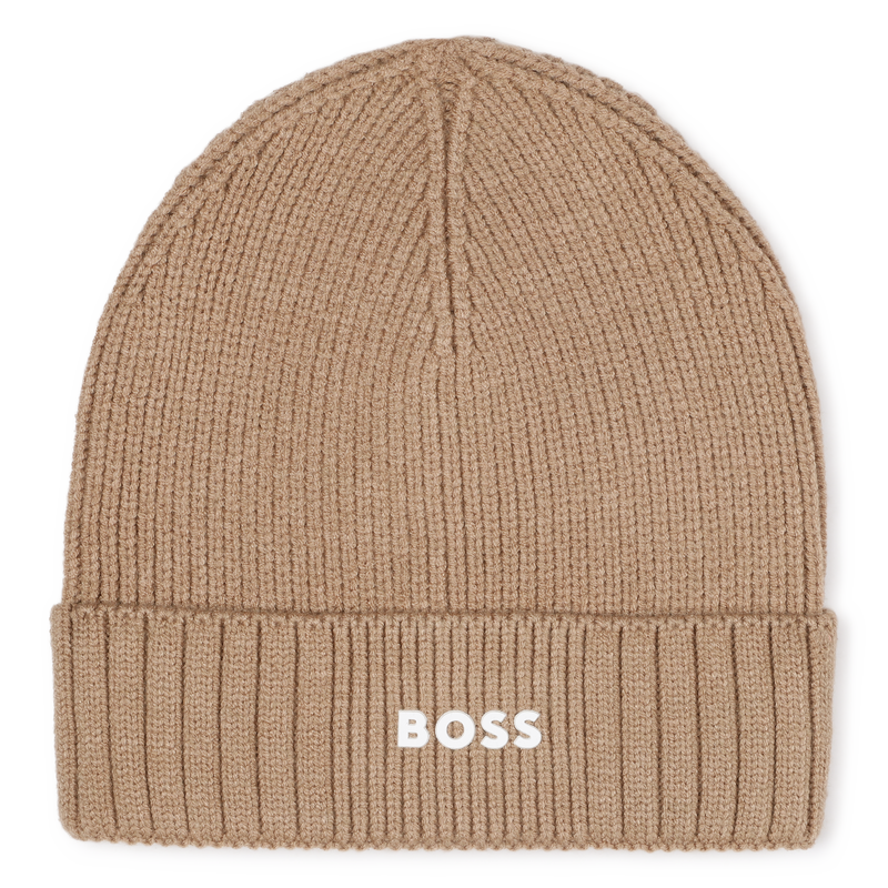 Knitted hat with logo BOSS 
                        BOY