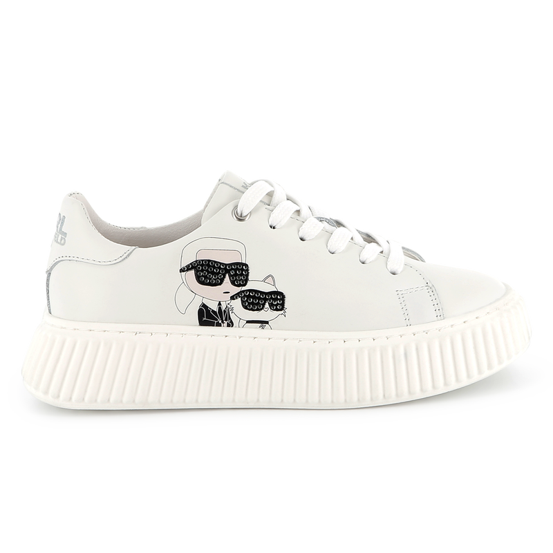Low-top lace-up sneakers KARL LAGERFELD KIDS 
                    GIRL