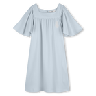 Short-Sleeved Dress, BLUE, hi-res