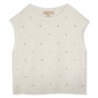 Cotton party T-shirt, OFFWHITE, hi-res