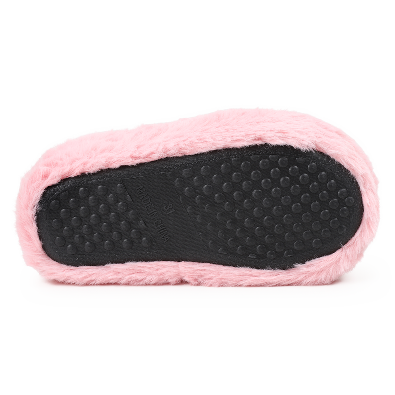 Fluffy fleece slippers KARL LAGERFELD KIDS 
                    GIRL