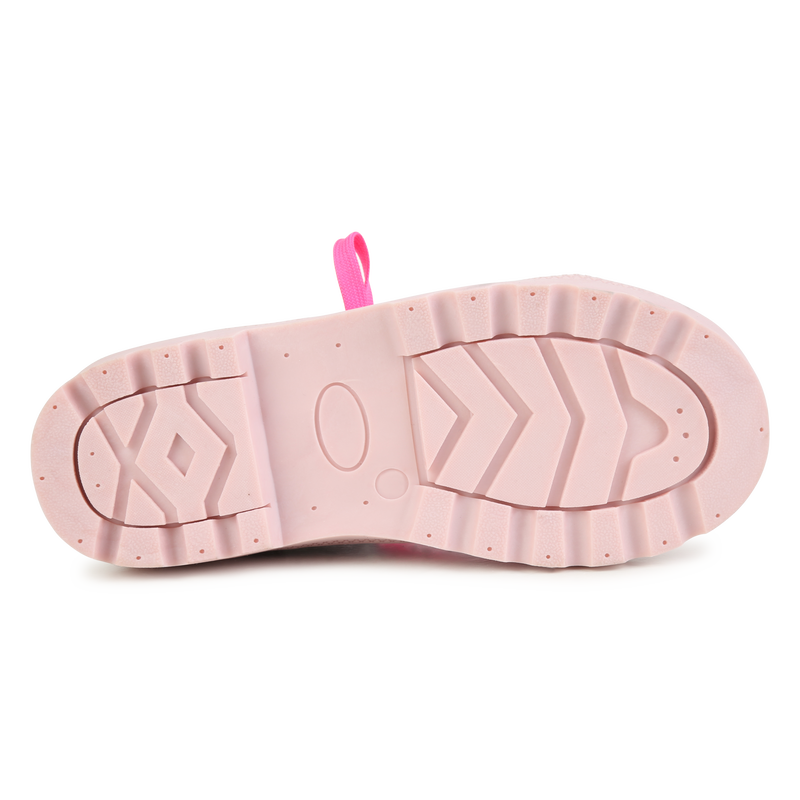 Multicolor sequin booties