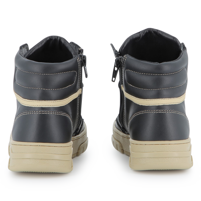 Lace-up high-top sneakers KARL LAGERFELD KIDS 
                    BOY