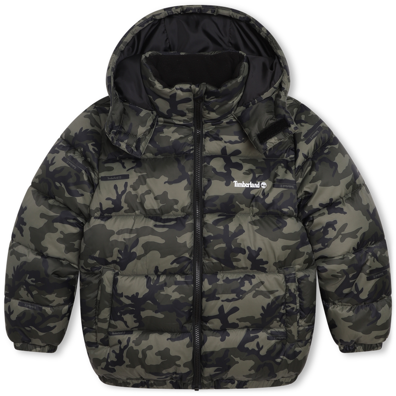 Water-repellent camo parka TIMBERLAND 
                    BOY