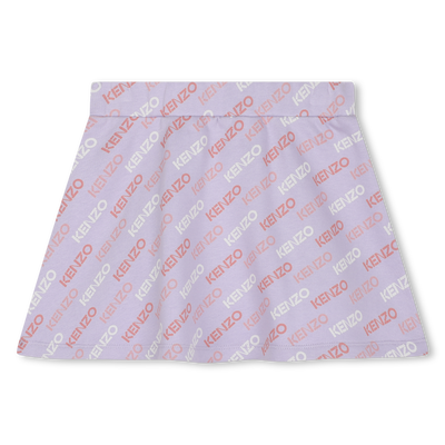 Flared Logo-Printed Skirt KENZO KIDS GIRL