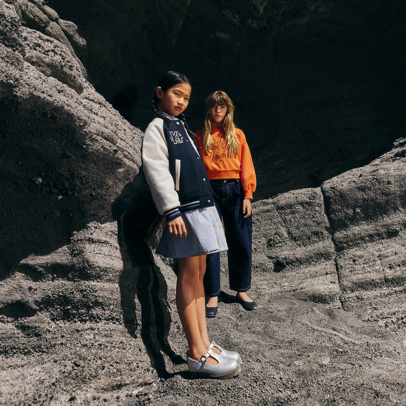 Fine stripe shirt dress KENZO KIDS 
                        GIRL