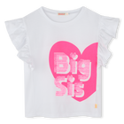 T-shirt with frilled sleeves BILLIEBLUSH 
                    GIRL