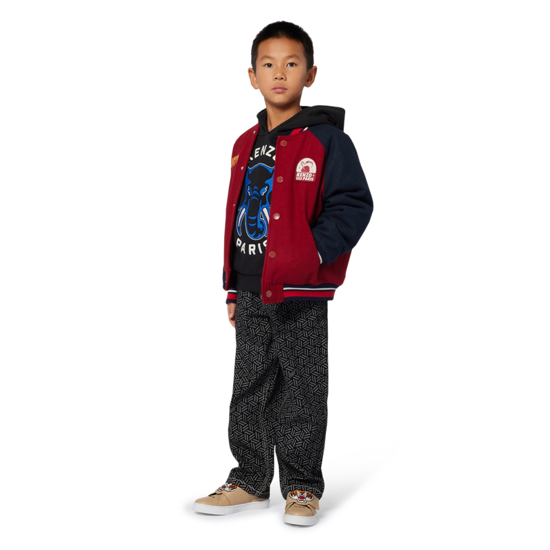 Bomber jacket with snap closure KENZO KIDS 
                        UNISEX