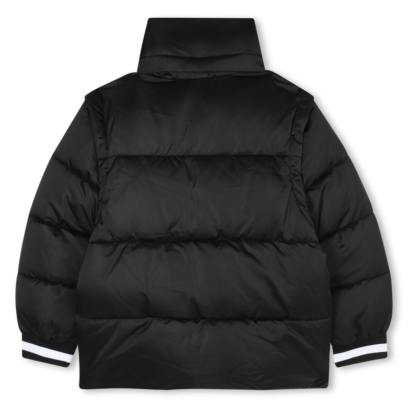 Down jacket with removable sleeves DKNY 
                    UNISEX